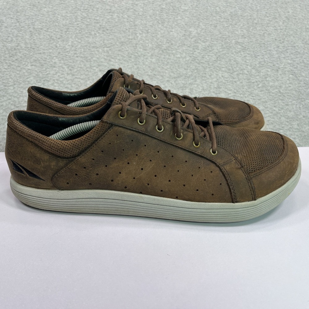 Altra CAYD Sneakers Mens 11.5 US Brown Leather Zero Drop Shoes ALM1883B990